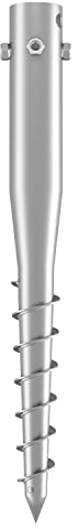 MAXERIO 80 cm Core 4 Schraubfundament 4er Set; Ø 60 x 2; 4 x M8