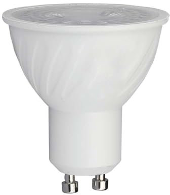 V-TAC Lampadine LED GU10-6W (Equivalenti a 60W) - 445 Lumen - Alta Luminosità - Faretto Led GU10 per Massima Efficienza e Risparmio Energetico - Luce Fredda 6400K