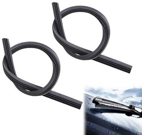 TUKNN Wischergummi Meterware, Scheibenwischer Gummi Universal, 80cm, 2 Stück