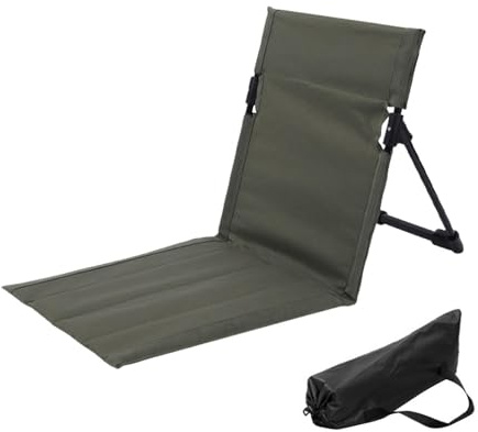 Generisch Klappbarer Strandstuhl mit Rückenstütze und Polsterung Hergestellt aus robustem Polyester und Eisengestell rutschfest und langlebig Mit Aufbewahrungstasche Für Garten Park geeignet