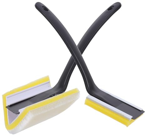 Gadpiparty Pennelli Triangolari per Pittura Angolare 2 Pezzi Manico Ergonomico, Pennelli per Bordi e Rifiniture Dettagliate, Strumenti per Verniciatura di Pareti e Soffitti Interni