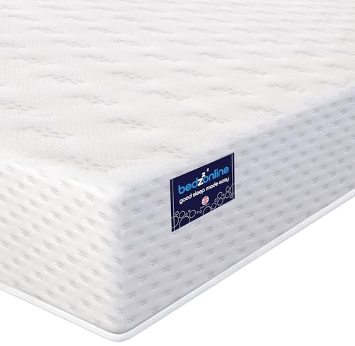 BEDZONLINE Reflex Memory Foam Mattress - UK Small Double | 190 x 120 x 15 cm | Certified Therma-Pure Dual Foam | Firm 7-Zone Support | Zero Motion Transfer & No Springs | UK Made & Hypoallergenic