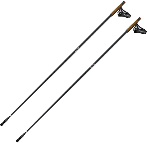 Nordic Walking Stöcke OneWay Team 4 Mag Asphalt 115cm Carbon Wanderstöcke Trekking