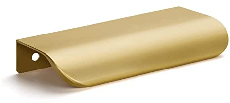 Goldenwarm 5 Piezas Tiradores para Muebles 128mm Aleación de Aluminio Tiradores Dorados para Cajones Manija de Cajón de Estilo Moderno con Tornillo de Armario