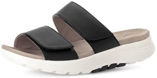 Gabor Damen Sandaletten, Frauen Sandalen,Strandschuhe,Sommersandalen,bequem,flach,Sommerschuhe,Freizeitschuhe,schwarz (Micro),41 EU / 7.5 UK