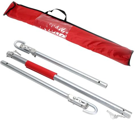 LN COZY CORNER 1.8 Meter Heavy Duty Towing Bar 2 Ton Pulling Capacity Steel Tow Pole Emergency Breakdown Tow Bar for Car Truck