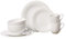 Villeroy und Boch New Cottage Basic Tafelservice, 8-teilig, Premium Porzellan, Weiß