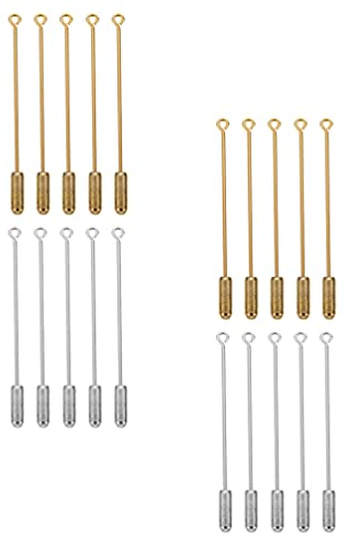 Milisten 40 Stücke Pins Broschen Nadel Sicherheit Pins Stick für DIY Kostüm Schmuck Zubehör