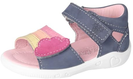 RICOSTA Sandales pour fille TIA, chaussures d'apprentissage de la marche, largeur : moyenne, Reef 140, 21 EU