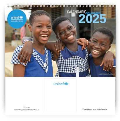 UNICEF - 2025 Calendar, Wall Calendar, Smiles