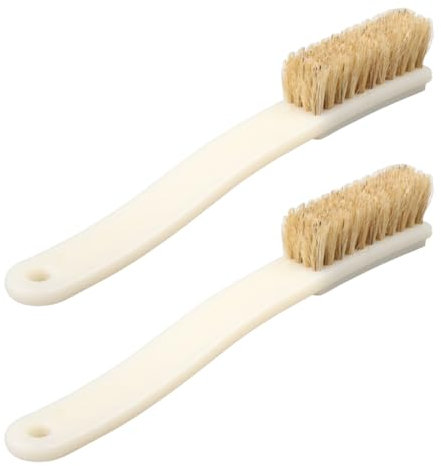 OUDQFCJ 2 Pieces Brosse Laiton,Brosses Métalliques,Brosse Metallique a Main,Mini brosses métalliques,Kit de Nettoyage en Laiton pour Nettoyer de Fil pour Évier, Soudure, Nettoyer Four, Rouille