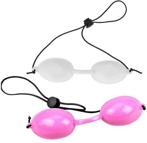 2 Stück Sonnenliegenbrillen, Sicherheits-Sonnenbrillen für IPL, leicht, Sonnenliegen-Brille, Schutz vor UV- und Infrarot-Sonnenliegen, Augenschutz, für Sonnenbaden, LED-Lichttherapie