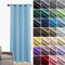 JRUI VerdunklungsvorhäNge 1er Set Thermovorhang Gegen KäLte Und Hitze mit öSen Curtains Living Room Blickdichte VorhäNge LäRmschutzvorhang für Schlafzimmer Kinderzimmer 260 x 200cm (HXB) Hellblau