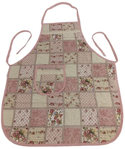 FAIRYGATE Aprons for Women Cleaning Supplies Chefs Apron Professional Quality for Butchers Kitchen Cooks Restaurant Bistro BBQ with Pocket 100% Cotton A5924