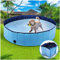 Wimypet Foldable Dog Swimming Pool Puppy Bathtub, Non-Slip Pet Bathing Tub for Dog &Cat, Dogs Paddling Pool in Yard Garden Outdoor (120 x 30 cm)
