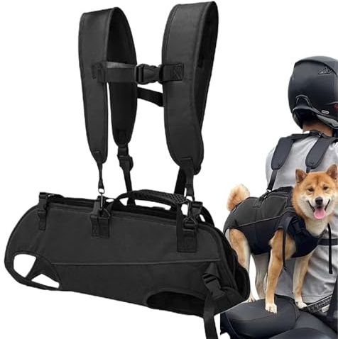 Arnés de elevación para perros, correa para perros - Arnés de cables para perros grande y horizontal ajustable | Productos de viaje multifuncionales portátiles para diseño de carga bicicleta de