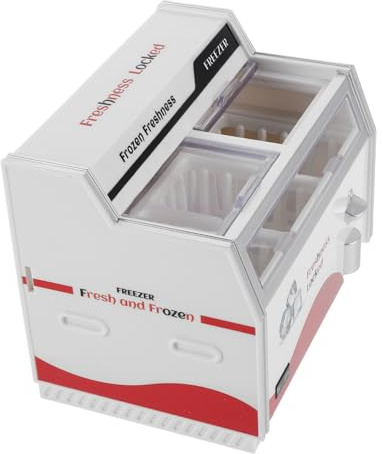 HOOTNEE Minicongeladores Juguetes Nevera Minicongeladores Nevera Juguetes Casa De Muñecas Cocina Modelo Juego Casa De Muñecas Nevera Mini Accesorios Casa De Muñecas Cocina Accesorios