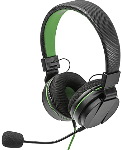 snakebyte Xbox One HEADSET X - Stereo Gaming Headset mit Mikrofon für die XBOX One / XBOX One X, 3,5mm Audio-Stecker, kompatibel mit Laptop, PS4, Telefonkonferenzen, VideoCall, Skype