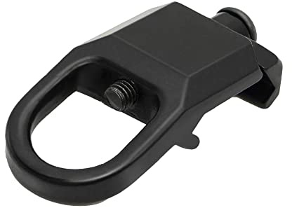 Attacco Adattatore per Imbracatura Tattica,Anello per Imbracatura per Montaggio Sgancio Rapido con Clip in Acciaio per Caccia Tattica Airsoft