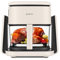 JIMMY AF3 Friggitrice ad aria multifunzione 2 in 1 con funzione piastra, 4 Litri, 1100W, 8 programmi di cottura