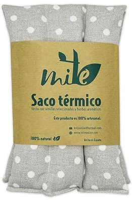 Saco térmico de semillas y hierbas multiusos (47cm x 15cm) Lavanda (Pepas)