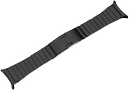 Länkarmband passar for Samsung Galaxy Watch 7 Ultra 47 mm Inga luckor Armband i rostfritt stål passar for SAMSUNG Watch 7 Ultra 47 mm metallband for män(Black2(remove with tool)_For Galaxy 7 Ultra)
