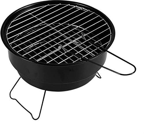 Plla de Barbacoa de Gas para Exteriores, plla de carbón Plegable, de sobremesa, portátil, para Viajes al Aire Libre, para Picnic, silios de Cocina, Horno de Barbacoa con Bolsa de transpor
