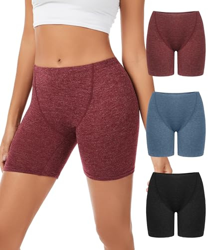 CAOZITOU Culottes en Laine mérinos pour Femmes, Boxers en Laine mérinos Respirants et Doux, Lot de 3 (S-L) (FR/ES, Alpha/Lettres, S, Taille Normale, Taille Normale, 3, Multicolor02)