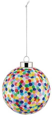 Alessi Proust AM43 1 - Palla per Albero di Natale di Design, in Vetro Soffiato Decorata a Mano