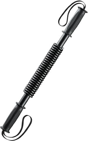 VGEBY Barra a Molla Power, Barra a Molla con Resistenza Toracica da 20 kg. Barra a Molla per Braccio Ginnico, Spalla, Torace e Bicipite