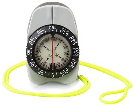 Autonautisk – handbärskompass – V-Finder – ergonomisk och tvåhänt design – använd för regatta, racing, vandring eller vandring – 6,5 cm B x 4 cm L x 12,8 cm H