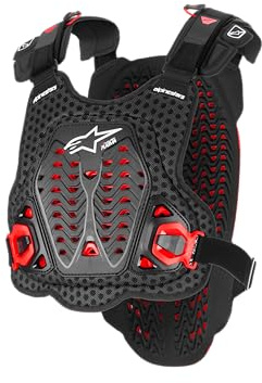 Alpinestars A-5 Plasma Chest Armor, black/red, XS/S