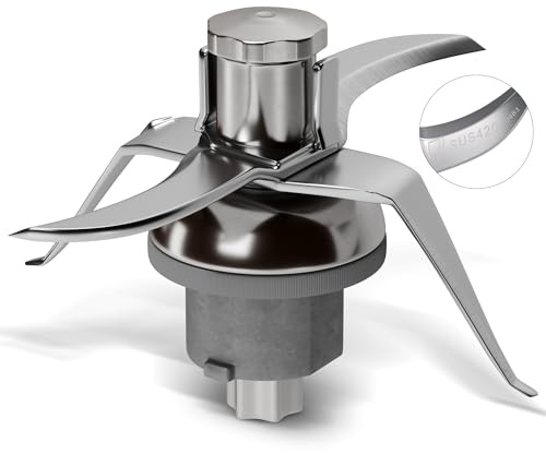 Chef-Mix Gruppo Coltelli TM21 di Ricambio per Vorwerk Thermomix Gruppo Lame Bimby TM21 - Gruppo Coltelli Bimby TM21 in Acciaio Inox SUS420 - Lame per Bimby TM21 Ricambi Bimby TM21 Accessori Bimby TM21
