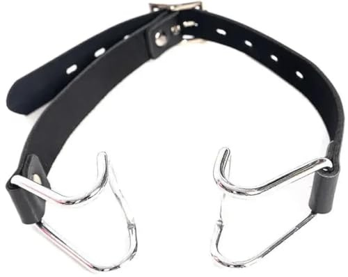 BDSM Mouth Hook Lockable Nose Hook Kidnapping SM Sex Toy Headgear Sex Toy Mouth Separator