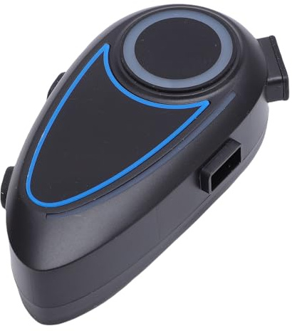 Cuifati Bluetooth Motorcykelhjälmens Headset med HIFI -ljud, Vattentät Trådlös Hjälmhögtalar Hörlurar med Brusreducering och Omgivande Ljus, för Music GPS -navigering