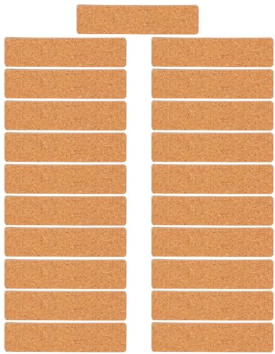 Abaodam 21pcs Waterproof Cork Cable Labels Tags Handwriting Identification Sticker for Network and Electric Wire Organization, Sturdy Cord Markers for Office and Home Use