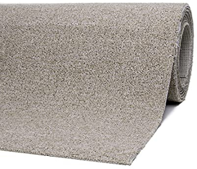 andiamo Teppichboden Henry - pflegeleicht und einfach zu verlegen - Auslegware Teppichboden - Meterware Bodenbelag in Schlingenstruktur mit Trittschalldämmung 400 x 300 cm Beige