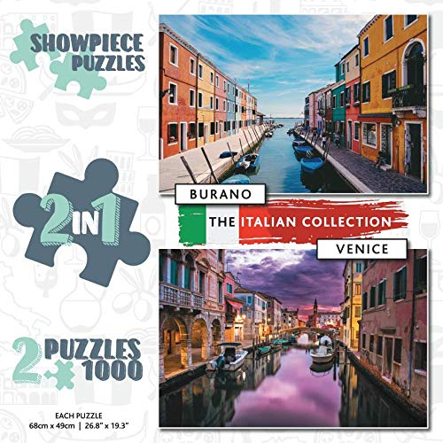 Showpiece Puzzles 2 x 1000 Piece Collection (Venice)