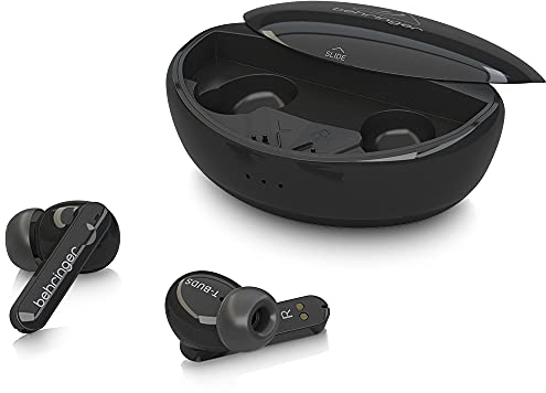 Behringer T-BUDS High-Fidelity True Wireless Stereo Earbuds with Bluetooth and Active Noise Cancellation, Compatible with PC and Mac