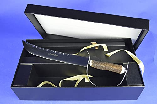 Hi-Life Living Nature Sabre Champagne avec Manche en veritable Bois de cerf, Set Sabrage