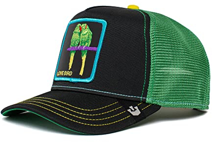 Goorin Bros. The Farm Summer Nights Collection Unisex verstellbare Trucker-Kappe, Schwarz Twitterpated, Einheitsgröße