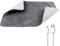ISAKEN USB Heizkissen, Elektrische Heizdecke Plüsch Schal Ansatz Warm Cape mit 3 Temperaturstufen, Maschinenwaschbar Schnelle Heizung Portable Heizdecke für Auto Büro Haus, Camping
