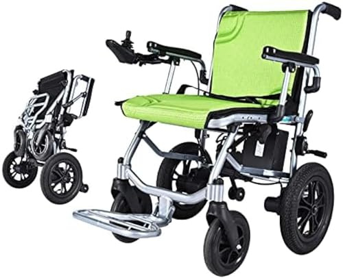 Vikbara Elektriska Rullstolar Lätta För Vuxna Äldre Funktionshindrade, 17,72 I Öppen/snabbfällbar Elektrisk Rullstol Med El- Eller Manuell Rullstol, Comfort Transit Resestol,Hilarious123