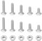 LT Easiyl 25Set M5 T Slot Drop-in Bolt with M5 Hexagon Flange Nut Kits Carbon Steel Nickel Plated Hammer Head T-Bolt T Shape Stud Sliding Screw for T Slot 6mm 20 Series Aluminum Profile
