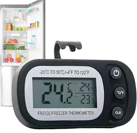 Kylskåpstermometer - exakt temperaturmätare för kylskåp och frys