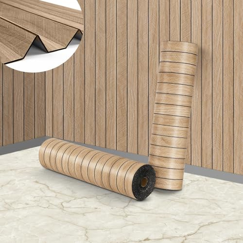 ReWallpaper Pannello Murale Decorativo Legno Cucina Carta Da Parati Autoadesiva Effetto Legno Natura Rivestimento Parete Camera Da Letto Sfondo TV 3d Pannelli Murali Adesivi In Schiuma 30CMx3M