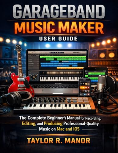GARAGEBAND MUSIC MAKER USER GUIDE: The Complete Beginner’s Manual for Recording, Editing, and Producing Professional-Quality Music on Mac and iOS