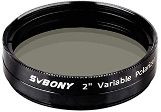 Svbony SV128 Okularfilter 2-Zoll, Mondfilter Variabel zum Betrachten des Mondes und der Planeten