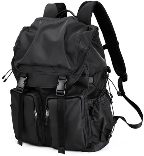 BJIAX Portatil Mochila Computadora Hombre Impermeable Duradera Mochila Ordenador Para 17.3 Pulgadas Portatil incluyendo MacBook Mochila Portatil del Negocio Trabajo Diario De Viaje Escolares