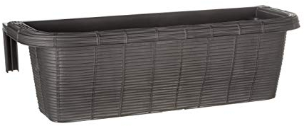 Bama Rondine Paille de Balcon, Anthracite, 60 x 20 x 18,5 cm